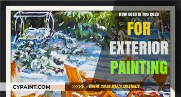 When is it Too Cold to Paint Outdoors?