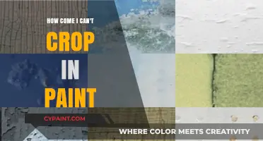 Troubleshooting Paint: Why Cropping Isn't Working for You