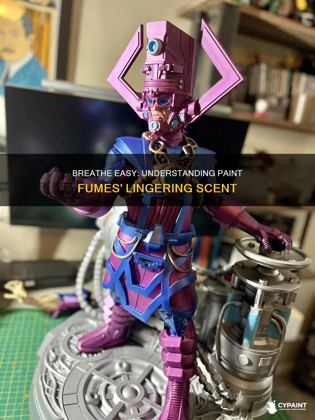 how come i still smell paint through my resp
