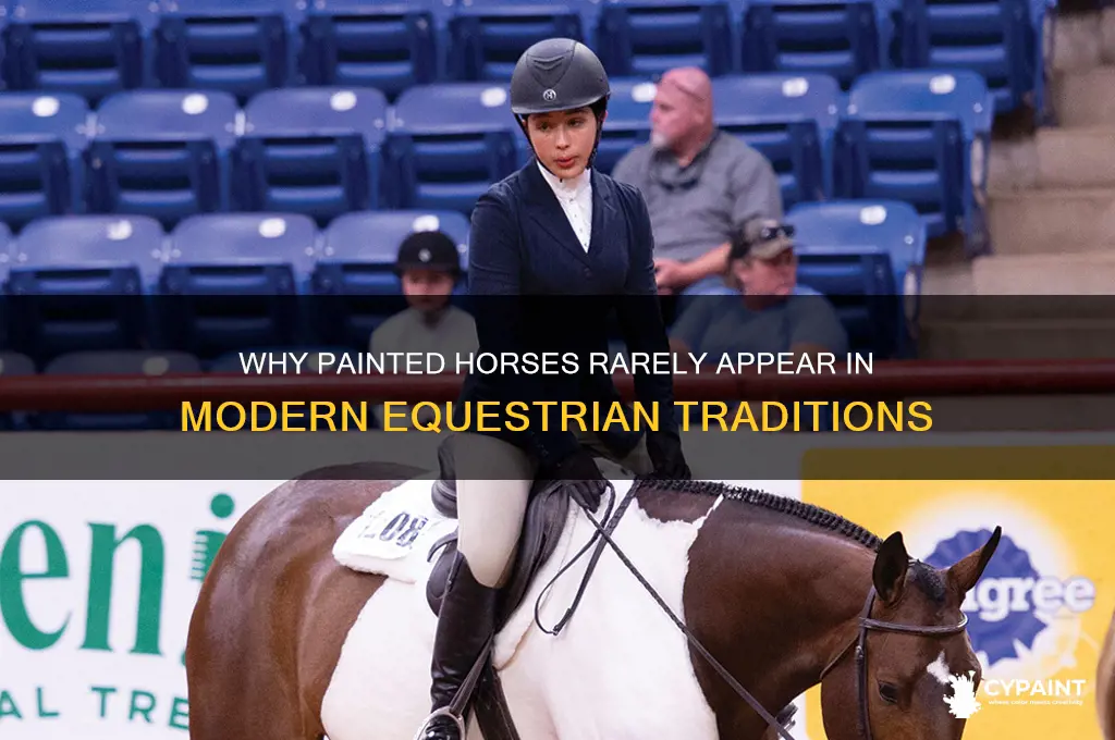 how come you dont see painted horses