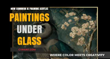 Glass Framing for Acrylic Paintings: Common or Uncommon?