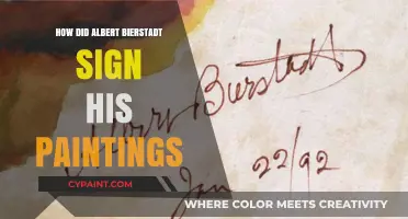 Albert Bierstadt's Signature Style: Unveiling His Painting Signatures
