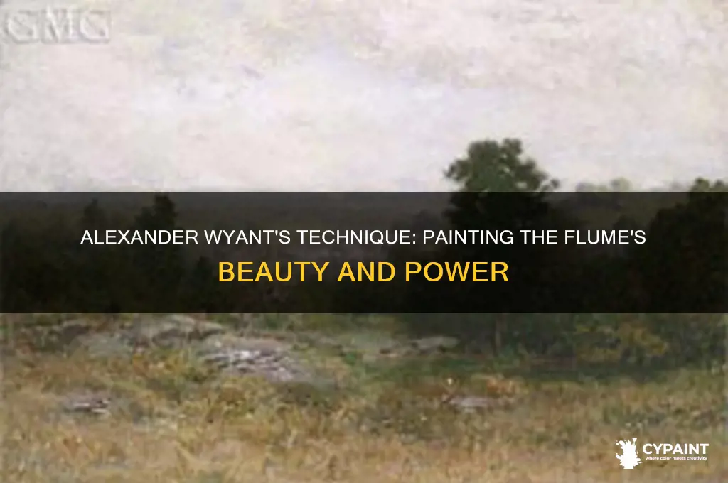 how did alexander wyant paint the flume