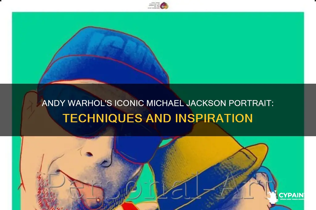 how did andy warhol paint michael jackson