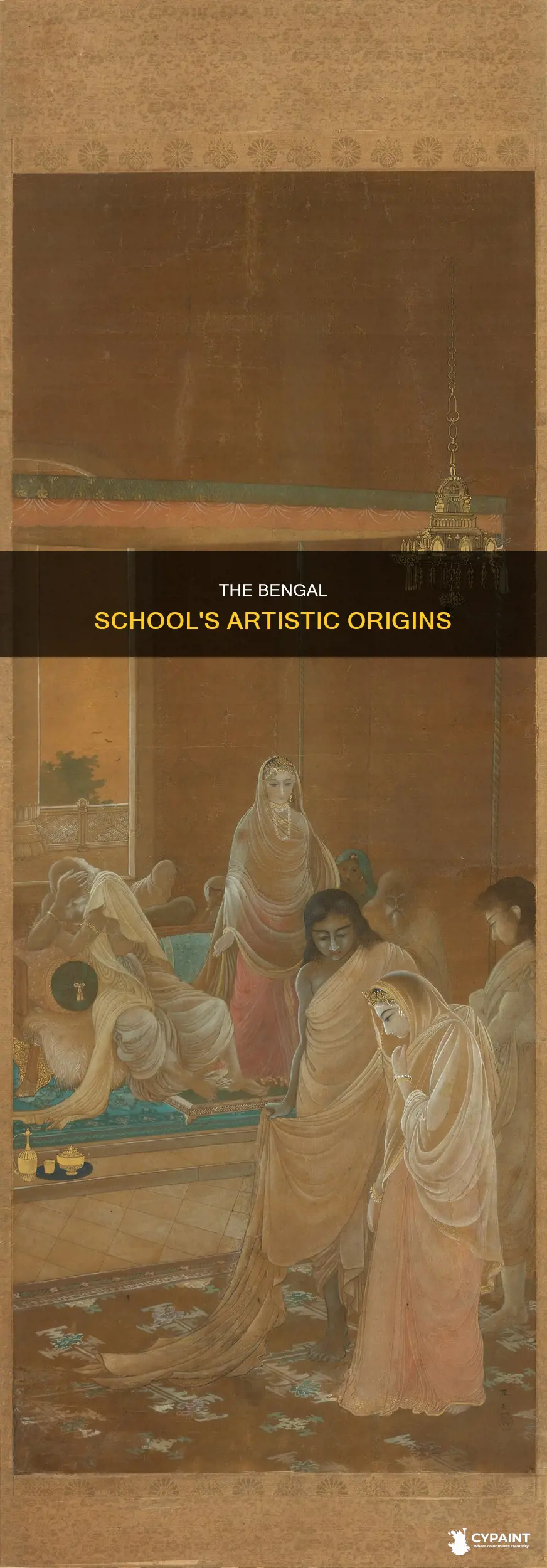 how did bengal school of painting come in existence