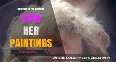 Betty Cornell's Signature Style: Unveiling Her Unique Painting Signatures