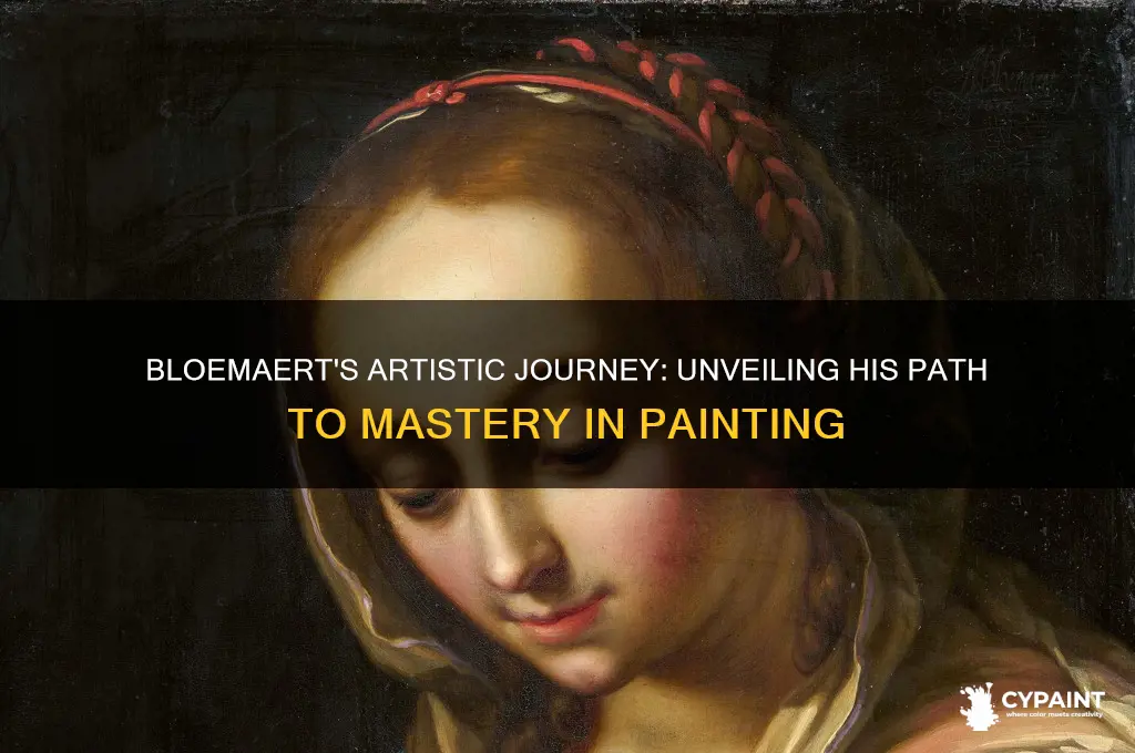 how did bloemaert learn how to paint