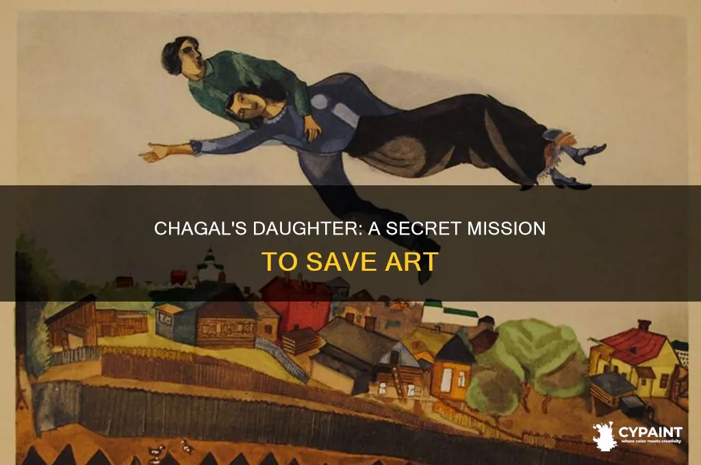 how did chagals daughter smuggle his paintings out