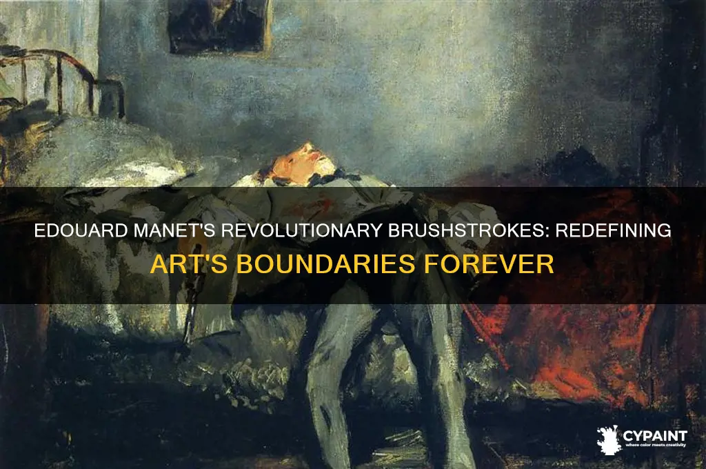 how did edouard manet chab nged the rules of painting