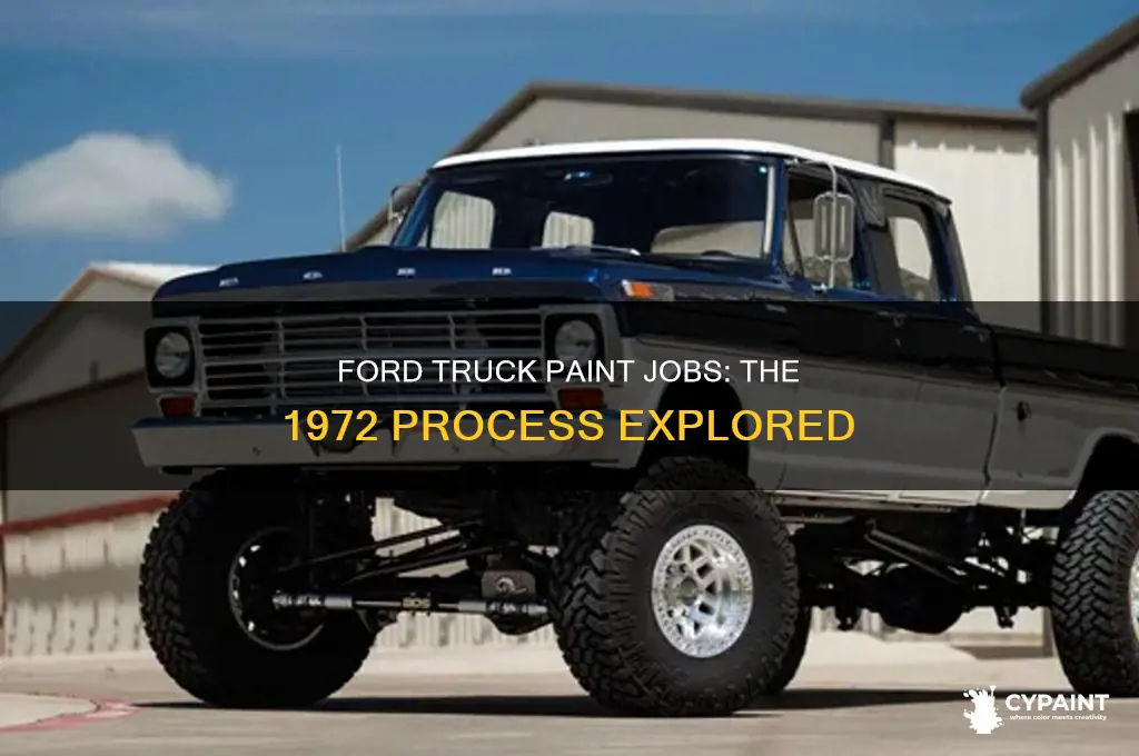 how did ford paint their trucks in 1972