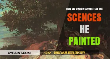 Courbet's Vision: Capturing Scenes Through a Painter's Eye