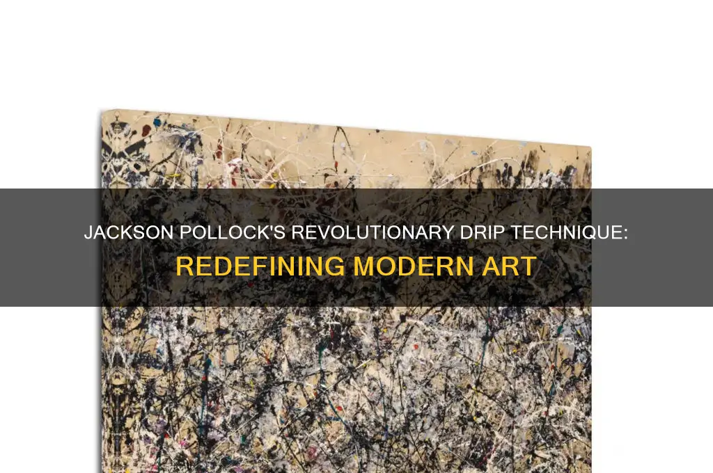how did jackson pollock invent a new way of painting