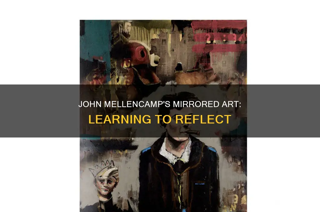how did john mellencamp learn to paint mirrors