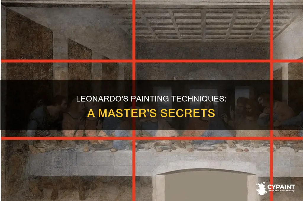 how did leonardo da vinci create his paintings
