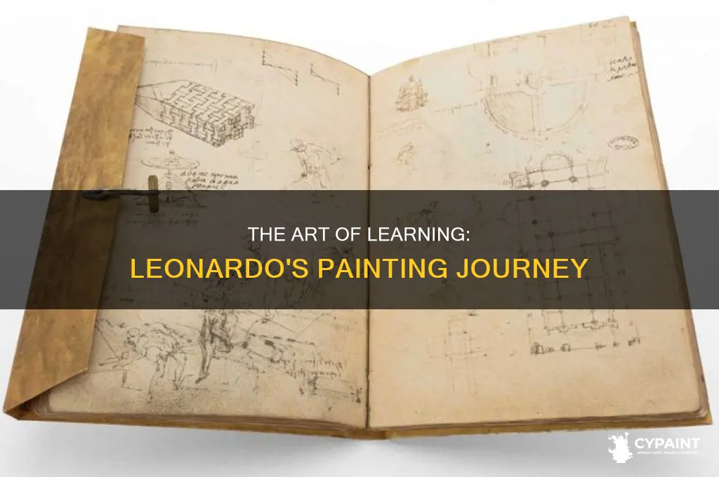 how did leonardo da vinci learn to paint