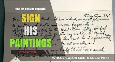 Unveiling Norman Rockwell's Signature Style: How He Signed His Iconic Paintings