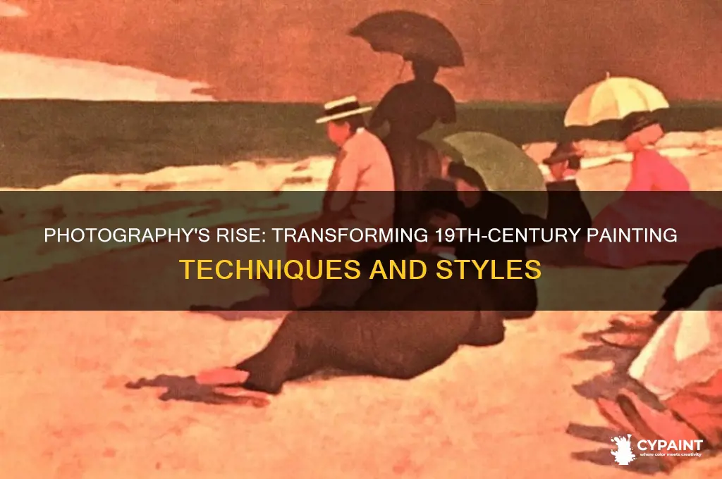 how did photography change painting in the early 19th century