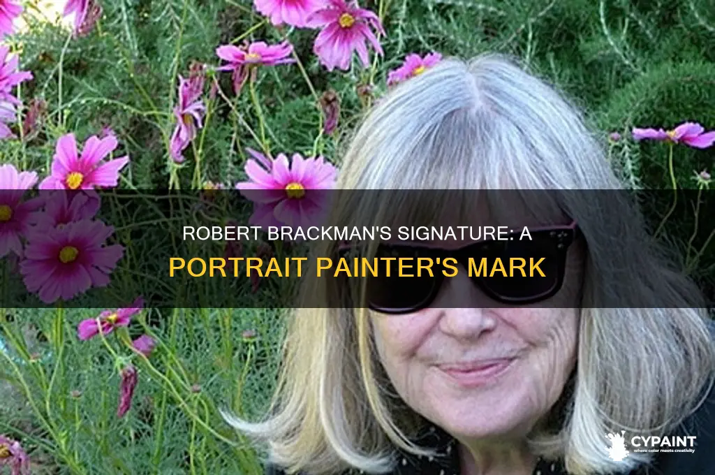 how did robert brackman portrait painter sign name
