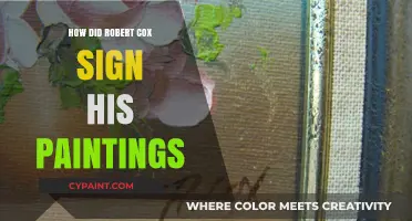 Unveiling Robert Cox's Signature Style: How He Signed His Paintings