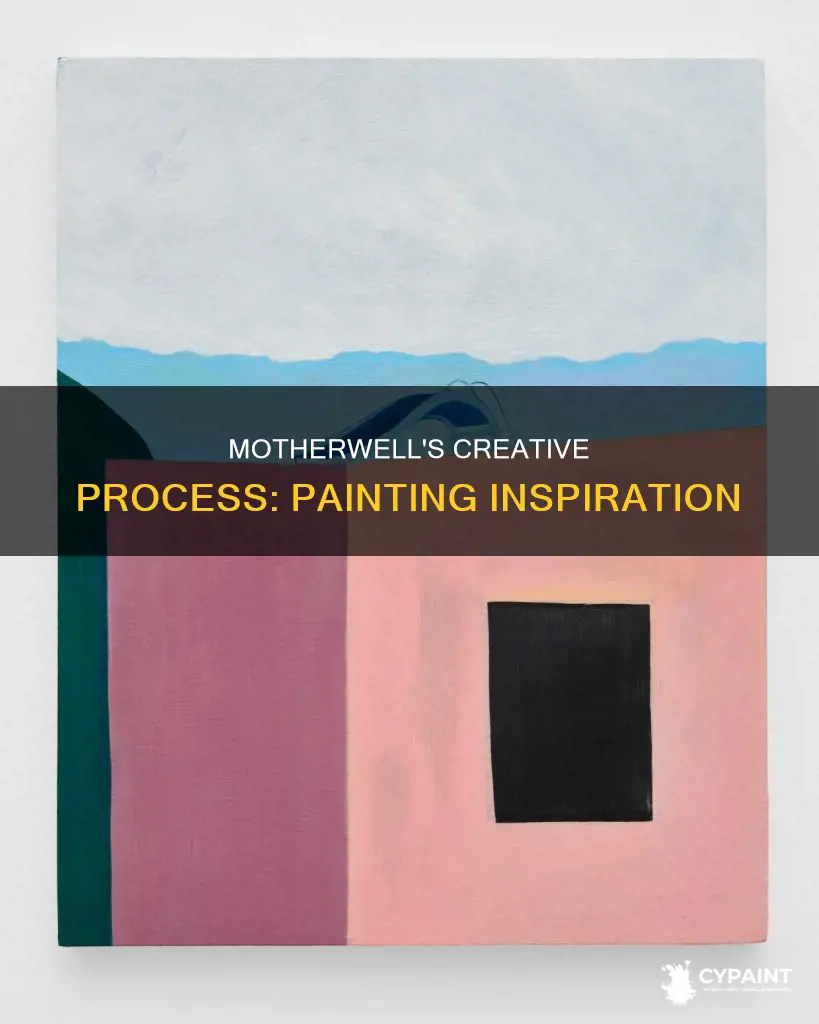 how did robert motherwell come up with his paintings
