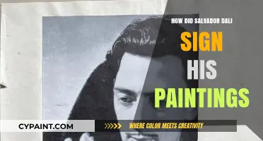 Salvador Dalí's Signature Style: Unveiling His Unique Painting Signatures