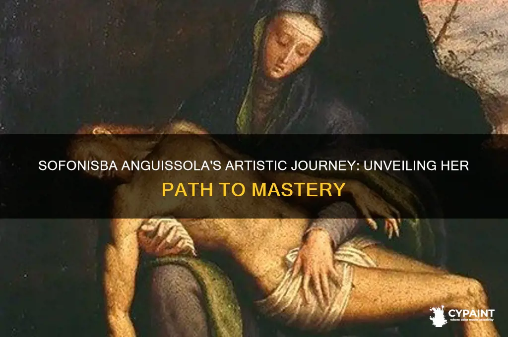 how did sofonisba anguissola learn to paint