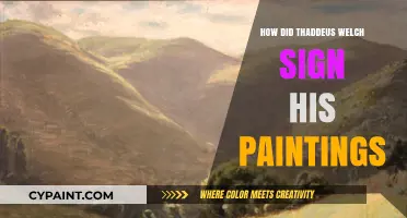 Thaddeus Welch's Signature Style: Unveiling His Painting Signatures