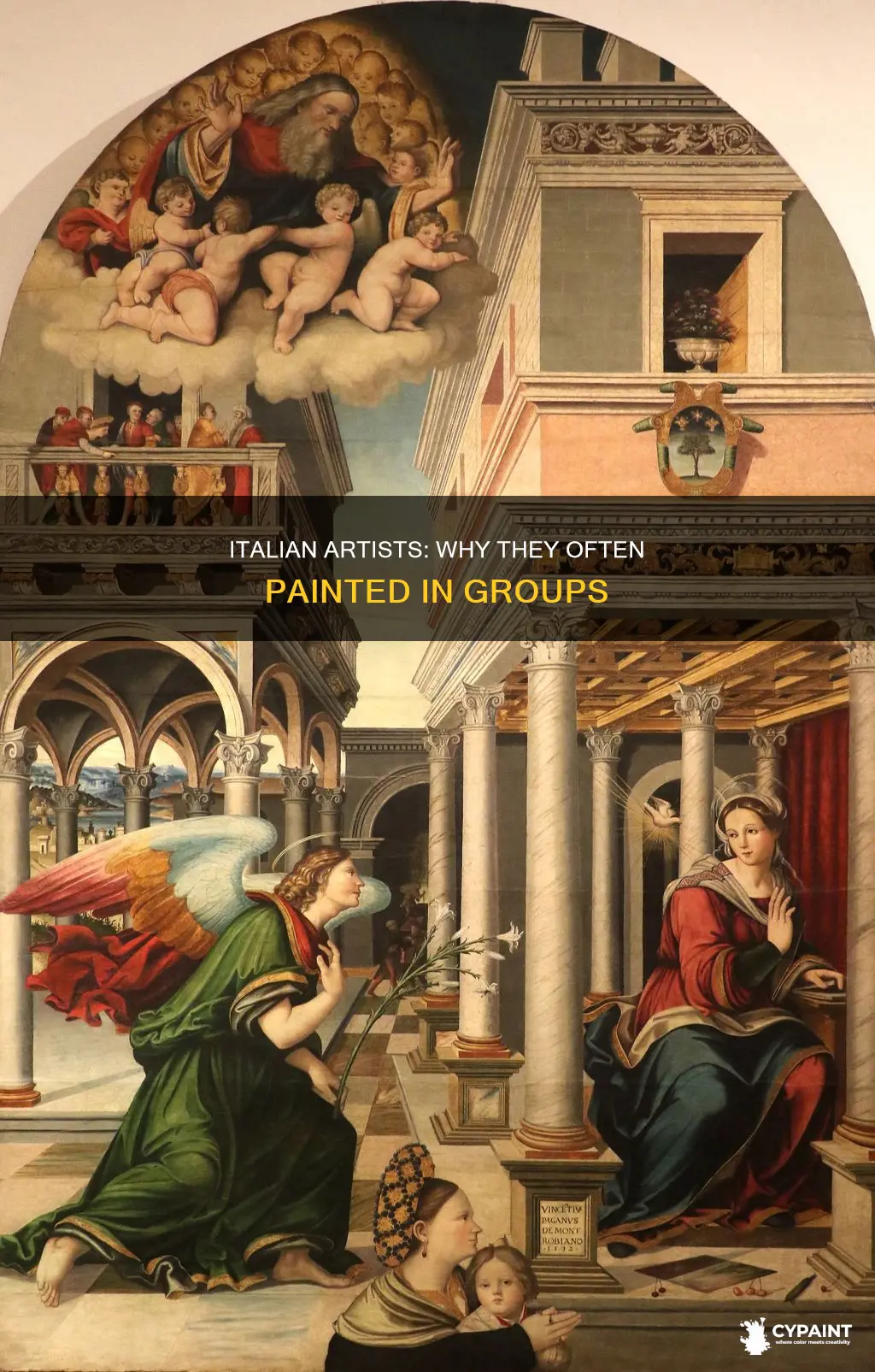 how did the fact that italian artists often painted