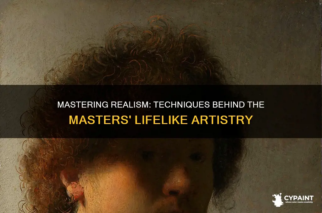 how did the masters paint such realistic