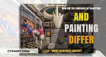 Exploring Sculpture and Painting's Distinct Purposes