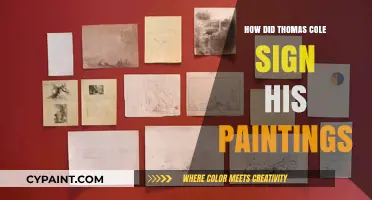 Unveiling Thomas Cole's Signature Style: How He Signed His Masterpieces