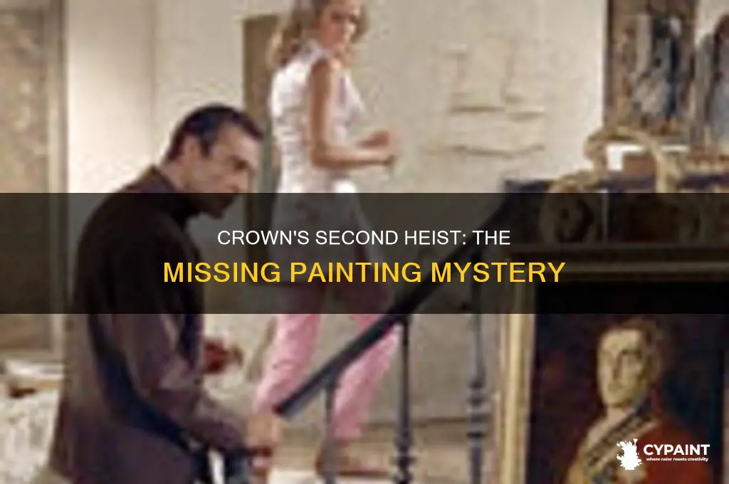 how did thomas crown steal the 2nd painting