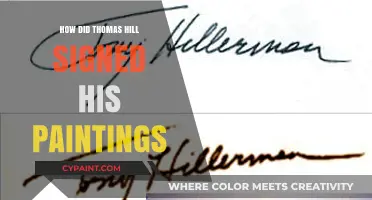 Thomas Hill's Signature Style: Unveiling His Painting Signatures