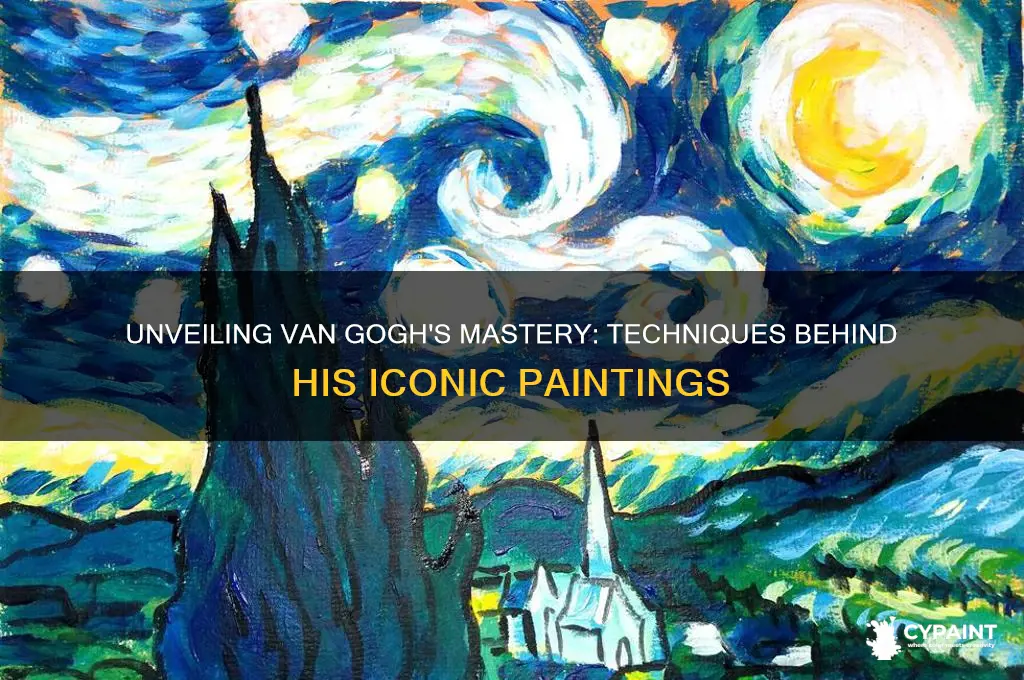 how did van gogh created his paintings