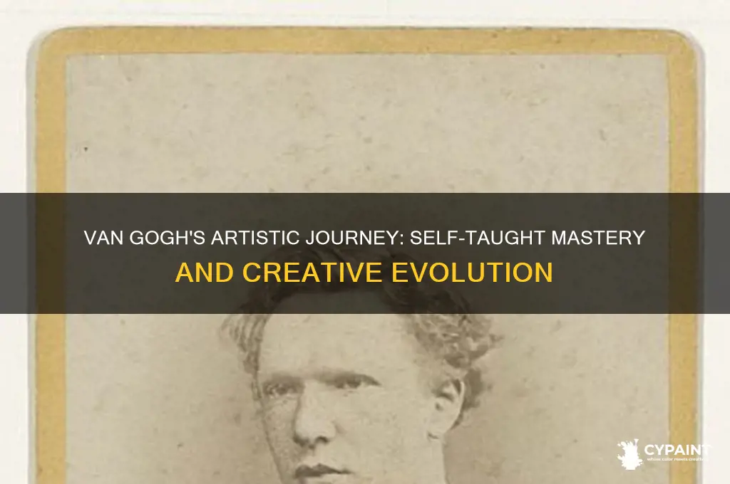 how did van gogh learn to paint