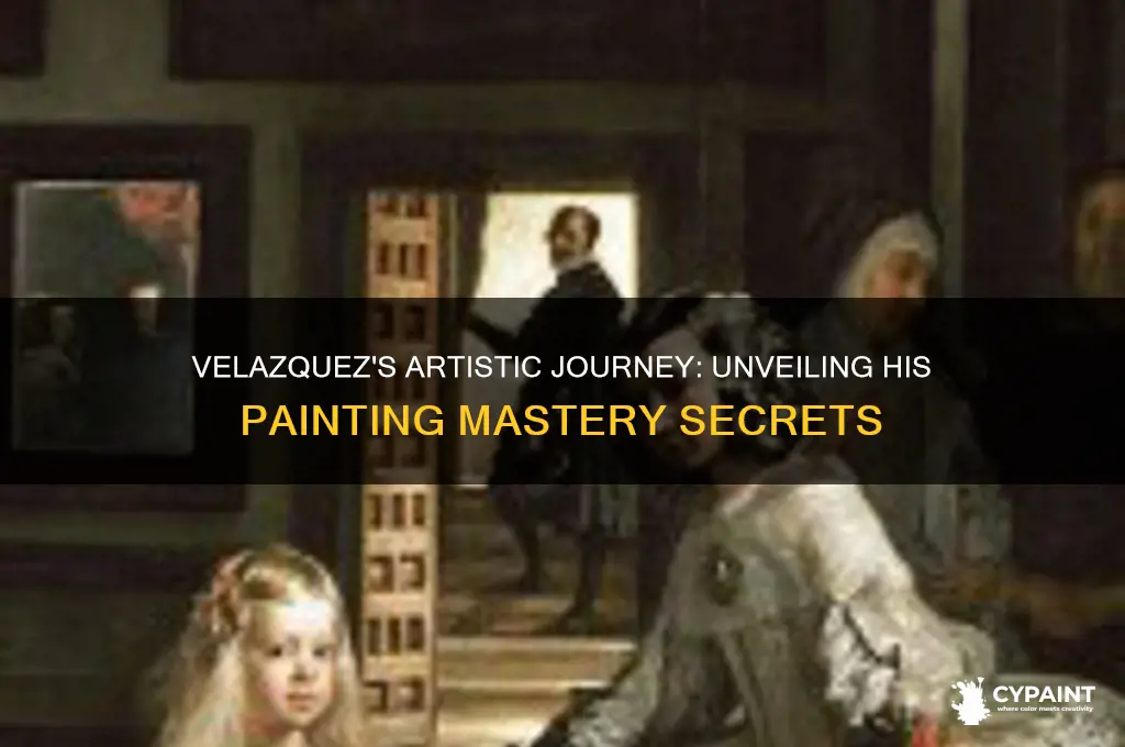 how did velazquez learn to paint brainly
