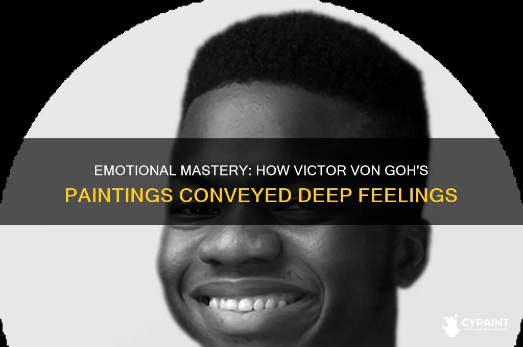 how did victor von goh express emotion in his paintings
