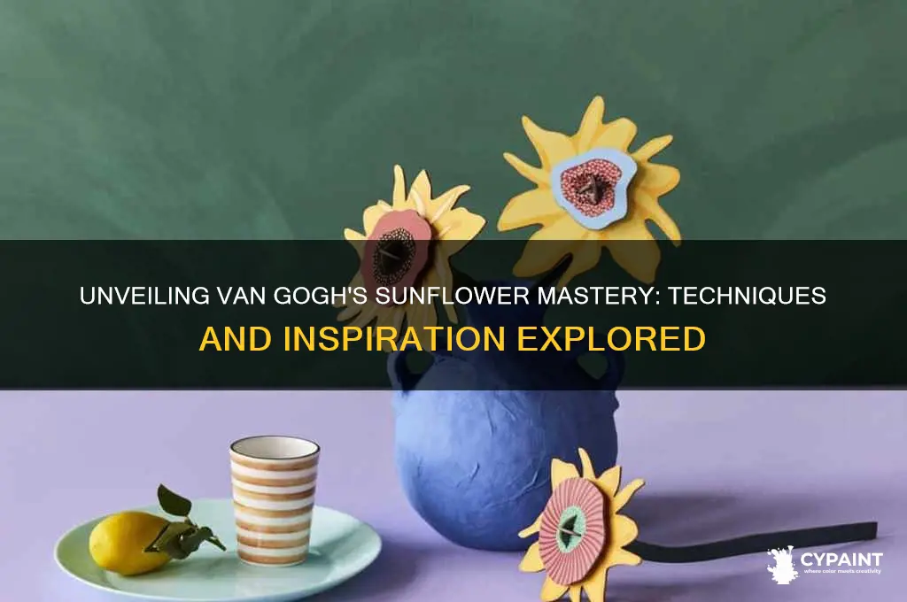 how did vincent van gogh paint sunflowers