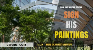 Walter Foster's Signature Style: Unveiling His Unique Painting Signatures