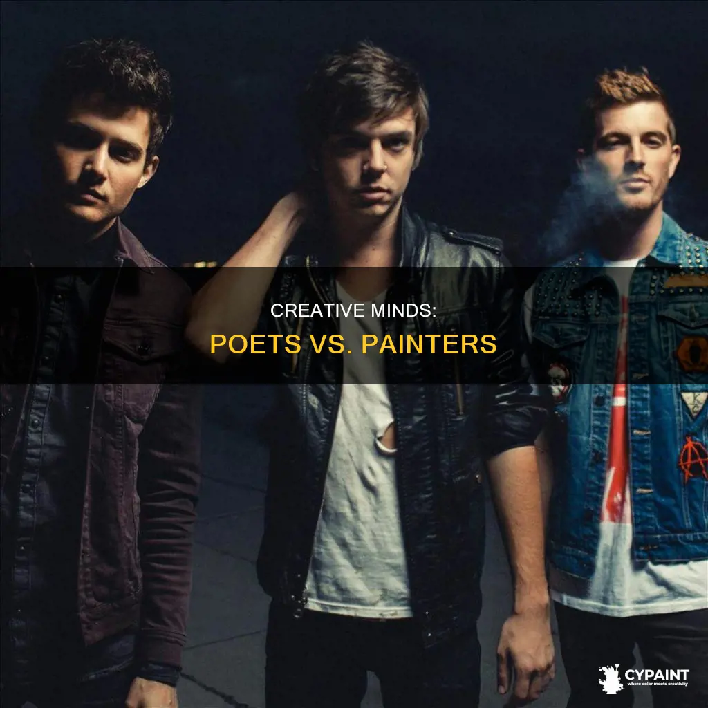 how different do a poete and a painter think