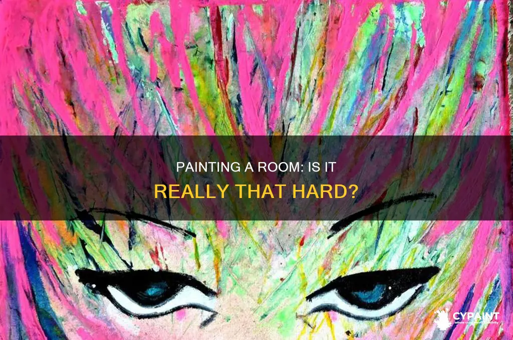 how difficult is it to paint a room