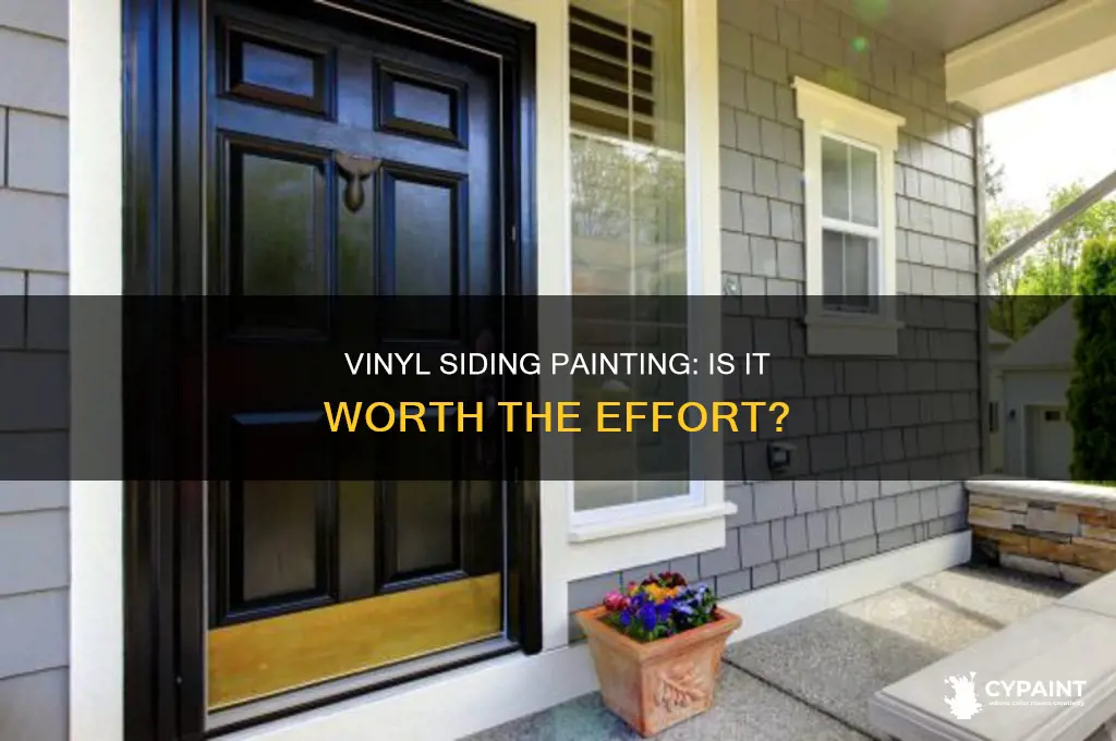how difficult is it to paint vinyl siding