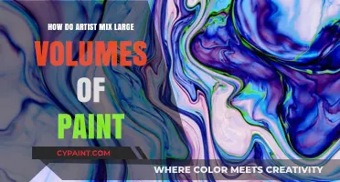 Mixing Paint in Bulk: Secrets of the Artists