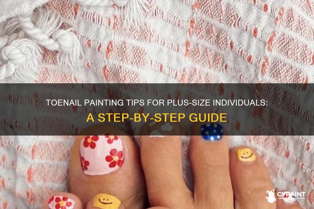how do fat people paint their toenails