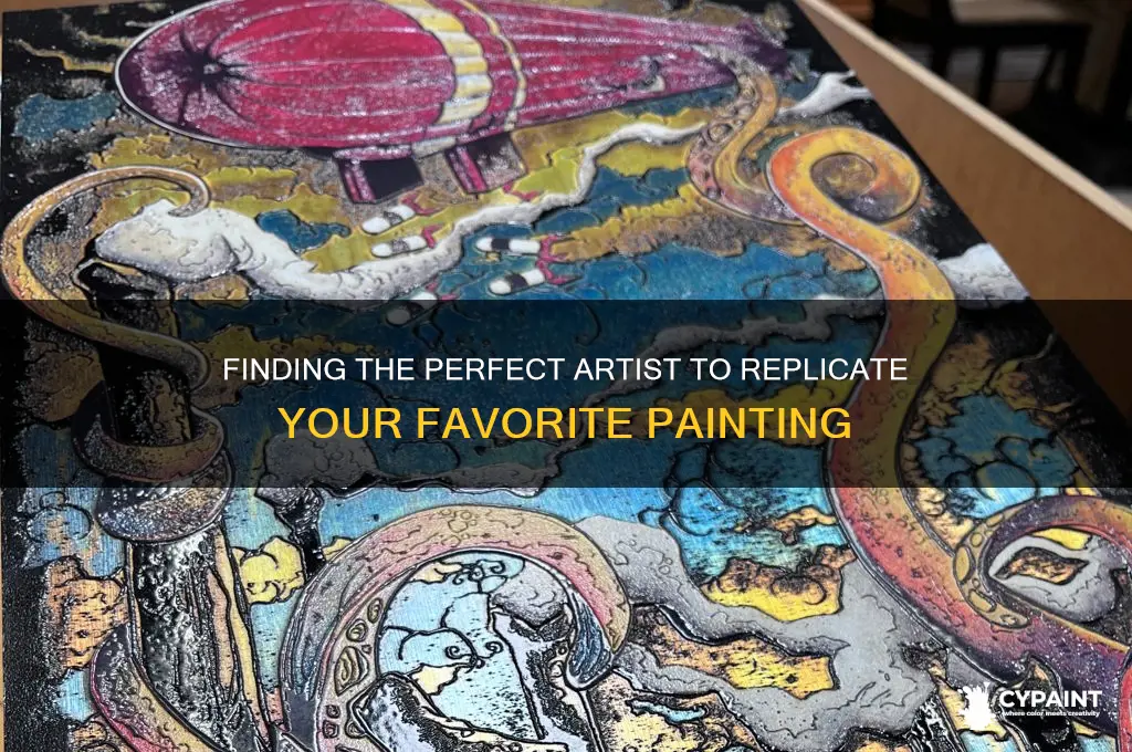how do find someone to paint a copy of painting