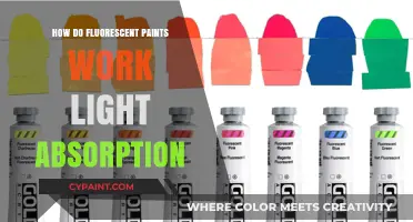 How Fluorescent Paints Absorb Light to Create Vibrant Glow