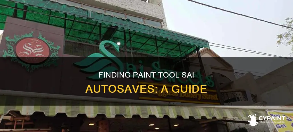 how do i access my paint tool sai autosaves