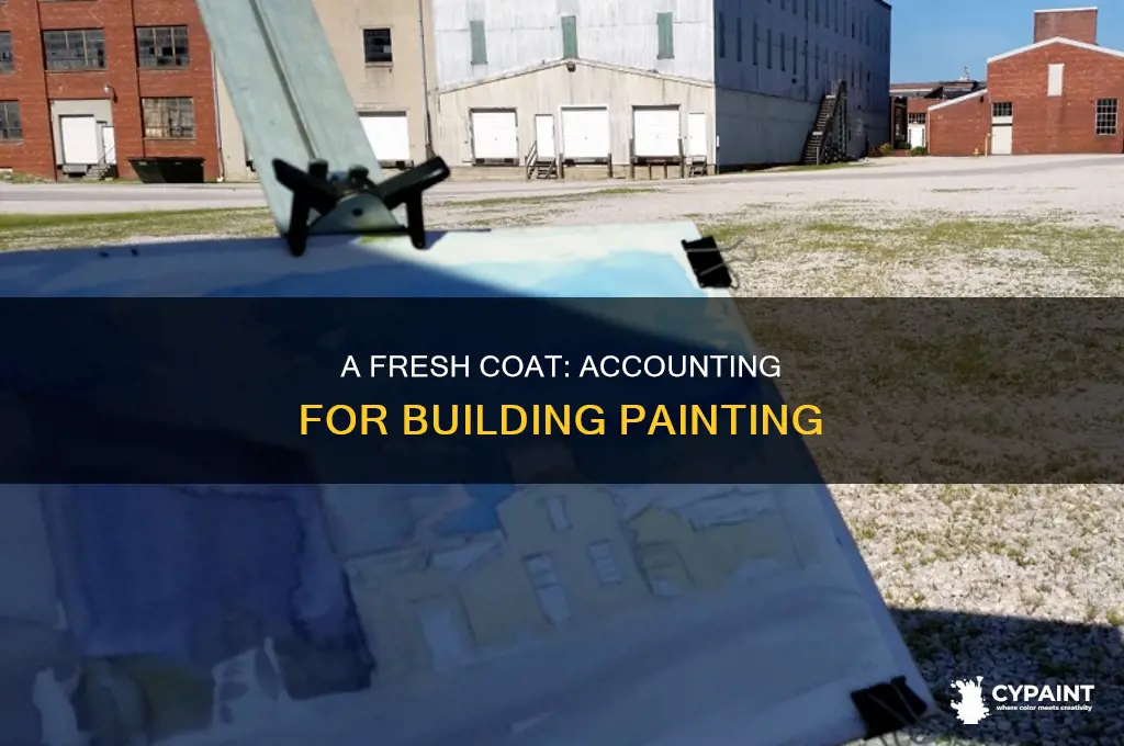 how do i account for painting a building