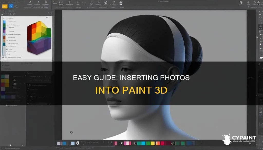 how do i add a photo to paint 3d
