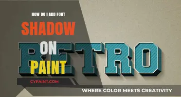 Quick Guide: Adding Font Shadow in Paint